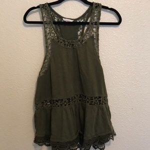Olive Green Tank Top